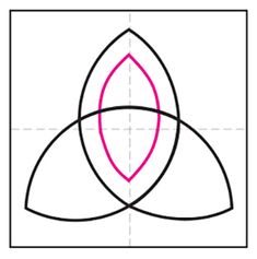 the shape of an object with two intersecting lines