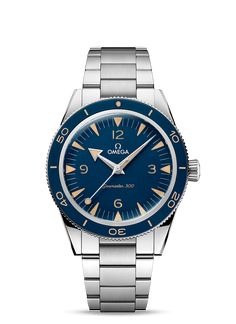 Seamaster Steel Chronometer Watch 234.30.41.21.03.001 | OMEGA UK® Omega Co Axial, Omega Seamaster 300, Seamaster 300, Bezel Ring, Dive Watches, Omega Seamaster, Automatic Watch, Stainless Steel Bracelet