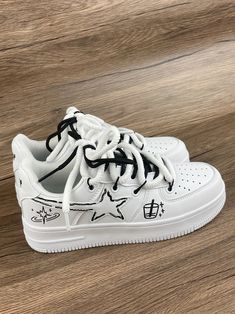 Material of lining: cloth
Upper material: PU
Sole material: rubber
Attention: Manual measurement may have errors, please understand! Cute Cheap Shoes, Cute Shoes For School, Y2k Sneakers, Shoes Stores, Cute Uggs, Shoes Y2k, Pretty Sneakers, Y2k Shoes, Skater Shoes