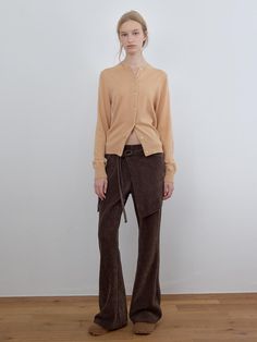 Composition : 95% POLYESTER, 5% SPANCountry of Origin : Republic of Korea Brwon Skirt, Layered Pants, Pants Brown, Corduroy Skirt, Pants Straight, Composition, Skirt, The Originals, Clothes For Women