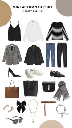 Outfit Minimalist, French Capsule Wardrobe, How To Have Style, Capsule Outfits, Summer Capsule Wardrobe, Wardrobe Outfits