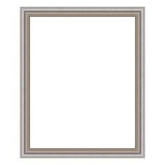 an empty frame on a white background