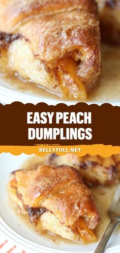 Easy Peach Dumplings, spring, summer desserts Peach With Crescent Rolls, Crescent Rolls And Peaches, Peach Recipes Crescent Rolls, Peach Roll Up Dessert, Peach Cresent Roll Recipes Dessert, Peach Easy Dessert, Peach Dessert With Crescent Rolls, Dessert With Crescent Rolls Easy, Peach Cobbler With Crescent Rolls Easy