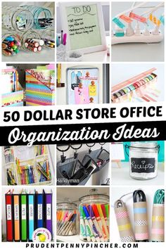 the top ten dollar store office organization ideas