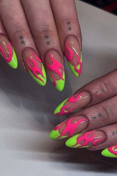 "Make a bold statement with neon nails, the perfect way to add a vibrant pop of color to your manicure this summer. Ready to stand out? Visit our site to explore the trendiest neon nail designs!" Neon Nail Ideas, Neon Nail Designs, Neon Nails, Summer Ready, Nail Ideas, Color Splash, This Summer