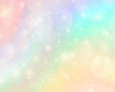 an abstract rainbow background with stars and sparkles in pastel colors, suitable to use as a backdrop or wallpaper