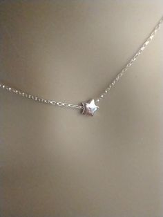 Aesthetic Star Jewelry, Cute Necklaces Silver, Silver Star Jewelry, Jewelry Silver Aesthetic, Cute Silver Jewelry, Dainty Silver Jewelry, Dainty Jewelry Silver, Simple Silver Necklace, Jewelry Accessories Silver