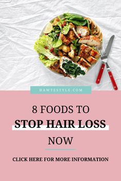 What foods help with hair loss? These are 8 foods that help stop hair loss. I know I discuss a lot about topical treatments for hair care and how to treat certain hair ailments. But today I am going to talk about the importance of what we put into our bodies that can help with preventing hair loss.These foods can have such an impact on our body and affect our hair, skin, digestion and so much more. Foods For Healthy Skin, What Can I Eat, Dry Brittle Hair, Hair Nutrition, Food Medicine, Healthy Lifestyle Habits, Health Trends, Fashion Content, Healthier Food