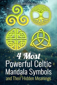 four celtic symbols with the title 4 most powerful celtic mandal symbols and their hidden meaningss