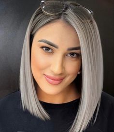 Purple Blonde Hair, Color Ideas For Brown Hair, Ideas For Brown Hair, Cool Blonde Hair Colour, Blonde Ombre Balayage, Grey Blonde Hair, Ash Blonde Hair Colour, Silver Blonde Hair, Bold Hair Color