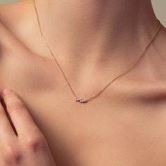 Inspired by nature's first blooms, ethical diamonds huddle together, reminiscent of flower petals blossoming on the chest. Cast with high-end recycled gold, the minimalist faceted chain adds an extra touch of brilliance to this playful necklace. Accent diamonds: 0.20+ ctw, VS2+/F+ Chain width: 1 mm approx. Chain length: 16 / 18 in. Chain type: Diamond-cut trace chain Closure: Lobster clasp Ethical Diamonds, Types Of Diamonds, Precious Gems, Diamond Pendant Necklace, Recycled Gold, Conflict Free Diamonds, Flower Petals, Diamond Cut, Diamond Pendant