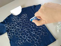 Batik-Style T-Shirt Using a Hot Glue Stencil and Bleach Spray – TheStudio By AdTech Tie Dye Shirts Patterns