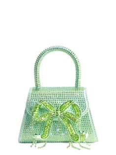 Find Self-portrait Micro Crystal Embellished Silk Bag on Editorialist. Height: 11cm Width: 14cm Depth: 4cm. Handle drop: 7.5cm. Strap drop: 53cm. Detachable strap. Single top handle. Front flap closure. Metal bow embellished with crystals. Embellished with micro crystals Mini Bag Outfit, Novelty Handbags, Fancy Purses, Expensive Fashion, Henna Wedding, Metal Bow, Silk Bag, Best Handbags, Iconic Bags