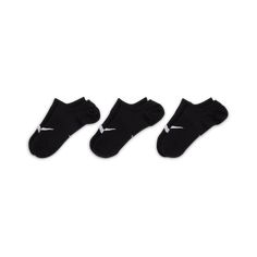 Shop Nike Everyday Plus Lightweight Socks at Tops and Bottoms USA. Enjoy free shipping on All over the USA. Style: SX5277-011, Color: Black White Heel Grips, No Show Socks, Black White Fashion, Nike Sb, Nike Dunk, Nike Air Force, Running Errands, Dri Fit, Air Jordan