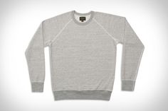 Made from fabric woven exclusively for National Athletic Goods, this sweatshirt is inspired by vintage athletic gear from the mid-20th century. The classic look never... Athletic Heather Crew Neck T-shirt For Training, Collegiate Moisture-wicking Crew Neck Jersey, Collegiate Long Sleeve Relaxed Fit T-shirt, Tech Books, Collegiate Long Sleeve Sports T-shirt, Moisture-wicking Long Sleeve T-shirt For Light Sports, Athletic Gear, Fall Layers, V Stitch