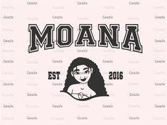 the logo for moan est 2016, which features an image of a woman's face