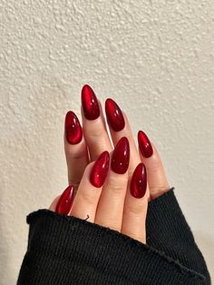 Miss Red Velvet Japanese Art Nail Acrylic & Press on Nails - Etsy Strawberry Nails, Graffiti Nails, Her Nails, Cat Eye Nails, Prom Nails, Fire Nails, Dream Nails, Funky Nails, Pretty Acrylic Nails