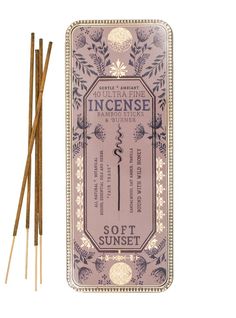 Premium Incense, Soft Sunset 40 Sticks – Moontime Tea Soft Sunset, Flower Branding, Wild Honey, Incense Sticks, Bits And Bobs, Flower Petals, Keepsake Boxes, Papaya, Incense