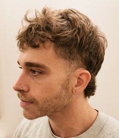 Short Mens Mullet Haircut, Mens Mullets 2023, Men Edgy Haircut, Men’s Medium Mullet, Men’s Mini Mullet, 2023 Hair For Men, Partial Mullet Men, Short Wavy Mullet Mens, European Mullet Hair Men