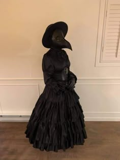 Here’s my Halloween costume🖤 - halloween Plague Doctor Halloween Costume Female