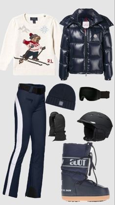 Skiing Outfits Aesthetic, Skii Outfit Girl, X Games Outfit Aspen, European Ski Outfit, Skiing Outfit Aesthetic, Skier Outfit, Ski Town Outfits, Ski Outfit Aesthetic