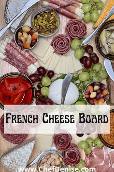 French cheese board French Chacutery Board, French Themed Charcuterie Board, French Inspired Charcuterie Board, French Charcuterie Board Ideas, Host Wine Tasting Party, French Recipes Dinner, French Charcuterie Board, French Presentation, French Charcuterie