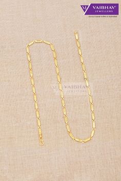 Explore an exquisite collection of elegantly simple gold chains at Vaibhav Jewellers, where beauty meets sophistication. Each chain features a sleek design crafted from 4 grams of high-quality gold, ensuring both style and durability. Additionally, our range includes charming newborn baby chain designs, making it the perfect choice for celebrating life's precious moments. Shop online today to discover unparalleled craftsmanship and timeless elegance.
#chain #gold #goldjewellery #jewellery #goldchains #necklaces #neckwearchains #simplechains #lightweightjewellery #vaibhavjewellers #goldonline #lightweightgoldchains #womenchains #menchains #kidsgoldchains Chain Gold, Chains For Men