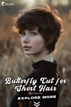 Butterfly Haircut Ideas for a Fun, Feminine Look Hairstyle With Butterfly Clips, Hairstyle With Butterfly, S Bangs, Butterfly Cut, Extension Hair, Wavy Bob Hairstyles, Hair Inspiration Short, Face Framing Layers, Easy Summer Hairstyles