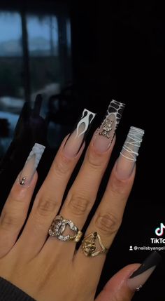 Hard Nails Designs, Nails Inspiration Birthday, Extra Birthday Nails Medium Length, Birthday Nails Virgo, Summer Acrylic Nails