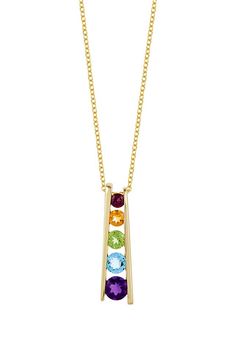 Effy Mosaic 14K Yellow Gold Multi Gemstone Pendant, 1.40 TCW Lucky Stone, Effy Jewelry, Yellow Stone, Fabulous Jewelry, Women Accessories Jewelry, Gold Yellow, Gemstone Pendant, Gold Metal, Mosaic