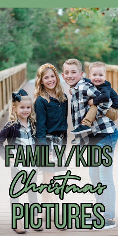 three children and the words family kids christian pictures