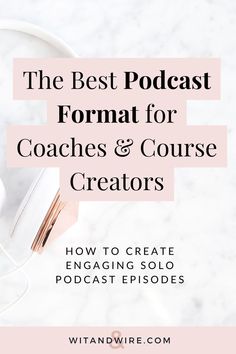 Are you looking for ways to grow your online coaching business or sell more of your online course?  Starting a podcast for coaches and course creators can help you market your digital offers and make more passive income online.  Learn the best podcast format for coaches & course creators and how to create engaging solo podcast episodes that help grow your online business. podcasting tips I online business tips Online Coaching Business, The Power Of Music, Passive Income Online, Online Coaching, Coaching Business