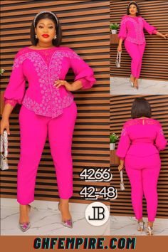 "Look Stylish in This Adorable Lucy Pink Pant and Blouse Set!" Pink Pant, Outfit Pink, Lightweight Pants, Pink Pants, Look Stylish, Classic Dress, Ootd Outfit, Outfits Casual, Get The Look