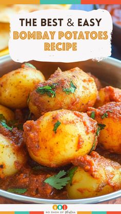 Bombay Potatoes Recipe Indian Potatoes Recipes, Bombay Potatoes Recipe Easy, Quick Potato Recipes, Bombay Potato Recipe, Indian Potato Recipes, Best Spaghetti Recipe, Bombay Potatoes, Cottage Food, Best Potato Recipes