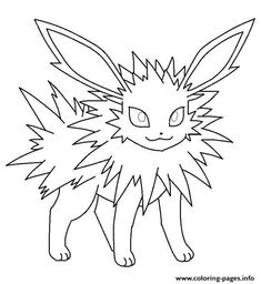 a drawing of an animal with big ears and tail like hair, standing in front of a white background