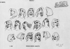 the concept art for disney's princess and the frog prince character model sheet from walt studios