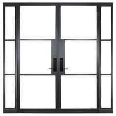 an open window with glass panels on the outside and inside, in front of a white background