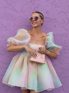 NIVEL EXTREMO Atlantic Pacific, Mini Prom Dresses, Puff Dress, Outfit Trends, Dresses To Wear To A Wedding, Mode Inspiration, Looks Vintage, Retro Outfits, Fancy Dresses