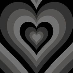 two hearts are in the middle of a black and white background with grey lines on it