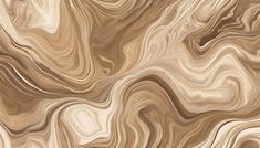 an abstract marble background with wavy lines and curves in shades of brown, beige and white