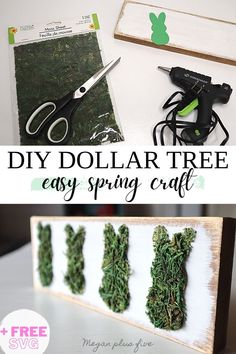 the diy dollar tree is easy to make and it's perfect for spring