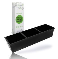 an eco - friendly tea bar is shown in front of the box