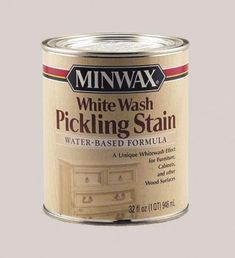 a can of white wash picking stain