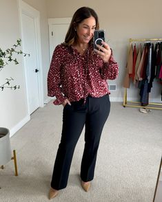 Outfits of the Month | October 2023 - The Recruiter Mom Fall Fashion Business Casual, Short Fall Dresses, Sweater Dress Boots, Month October, Fall Workwear, Shapewear Dress, Short Blouses, Skirts With Boots