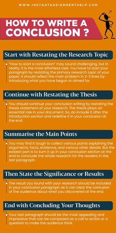 How To Write A Conclusion? | Instant Assignment Help Creative Writing For Kids, Writing Conclusions, Conclusion Paragraph, Creative Writing Classes, Website Builders