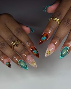 🩵🤠🐚 inspo: @alithenailtech #nails #nailinspo #nailtech #naildesign #nailsnailsnails #nailart #westernnails #tortoisenails #auranails #gelx #gelxnails #gelxinspo #gelxnailtech #cltnails #cltnailtech Luv Nails, Pop Art Nails, Western Nails, Art Nails, Nail Tech, Fashion Nails, Nail Inspo, Pop Art