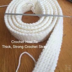 Cordon Crochet, Modern Haken, Crochet Stitches Symbols, Crochet Strap, Tote Crochet, Crochet Handles, Mochila Crochet, Crochet Unique, Crochet Shell Stitch