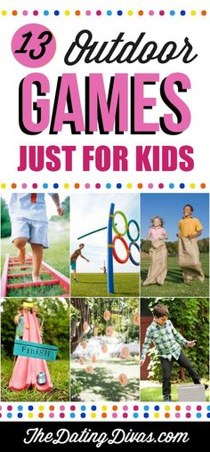 the ultimate guide to outdoor games for kids