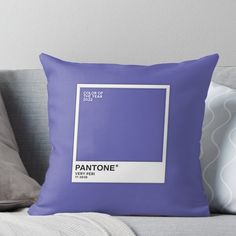 pantone's color of the year 2013 throw pillow