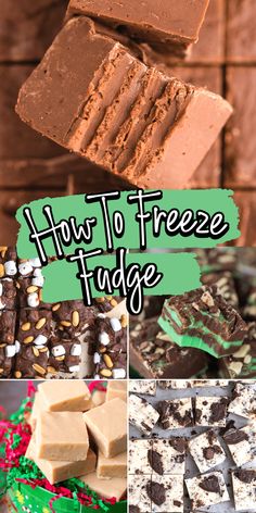 how to freeze fudge with chocolate, marshmallows and graham crackers